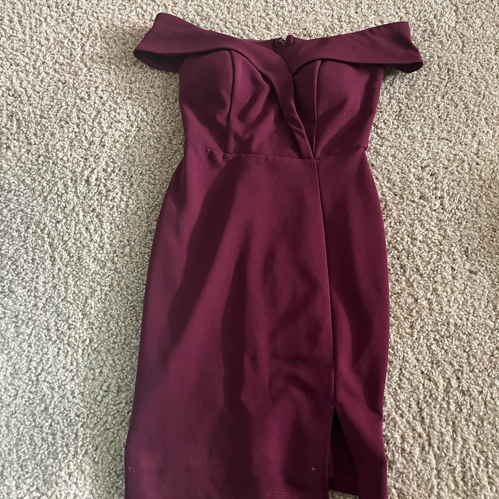 Speechless Red Strapless Bodycon Dress Cocktail